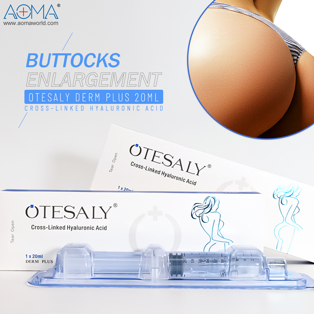 持久 20 毫升身體填充劑緊實自然外觀放大