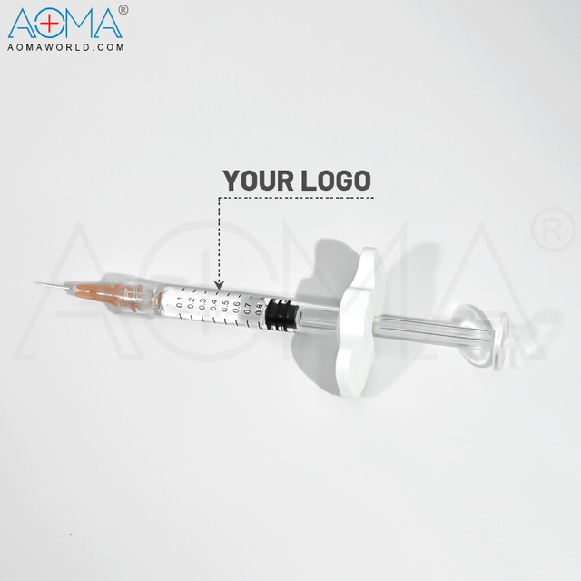مندروں کے لئے اینٹی شیکن 1ml Hyaluronic ایسڈ فلر انجیکشن